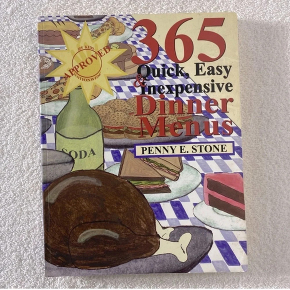 Vintage 365 Quick, Easy & Inexpensive Dinner Menus Cookbook - Picture 1 of 10